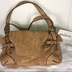 Emille M NWT FAUX Leather shoulder bag purse